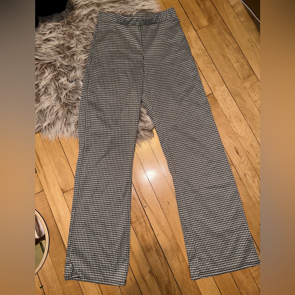 Tweed Stretchy Dress Pants